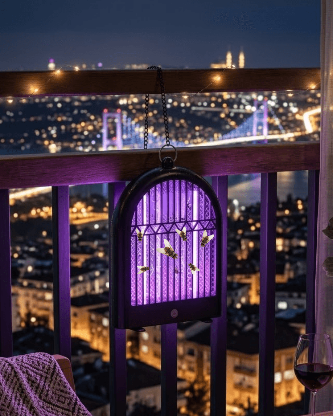 Elektrikli Sivrisinek Öldürücü UV Lamba Sessiz Taşınabilir Şarjlı Model
