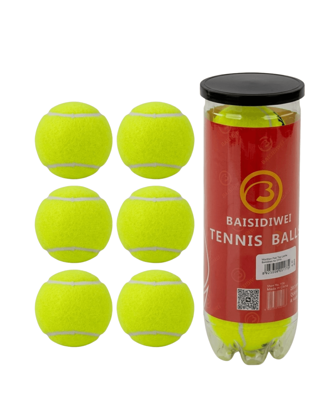 6'lı Tenis Topları Seti Spor ve Eğlence İçin Dengeli Performans