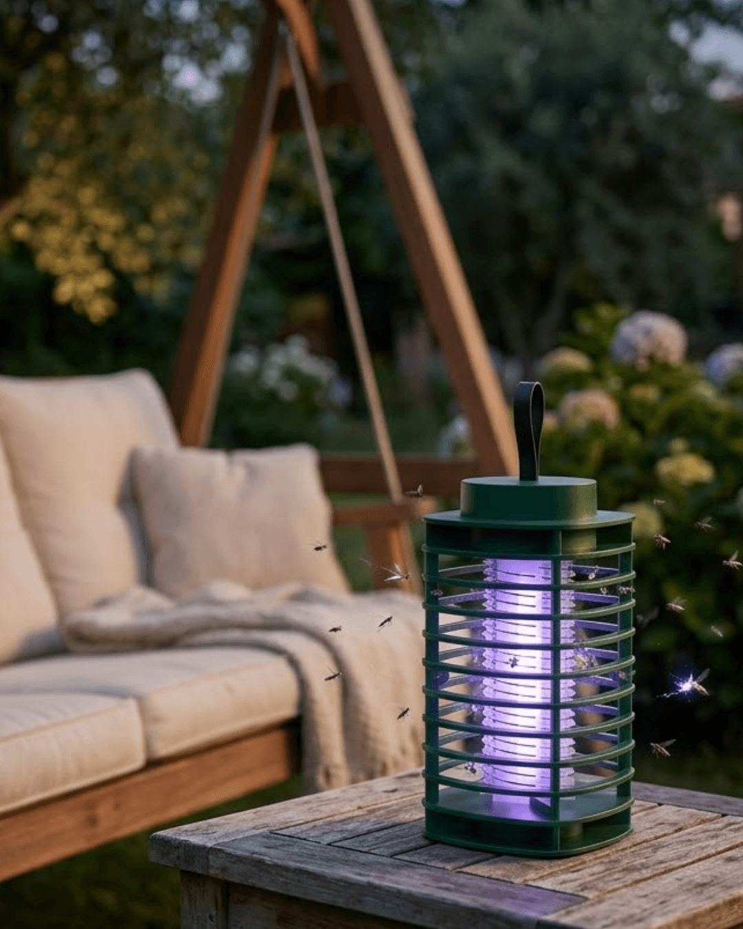 Elektrikli Sinek Öldürücü Lamba UV LED Teknolojili Sessiz ve Etkili Sivrisinek Kovucu