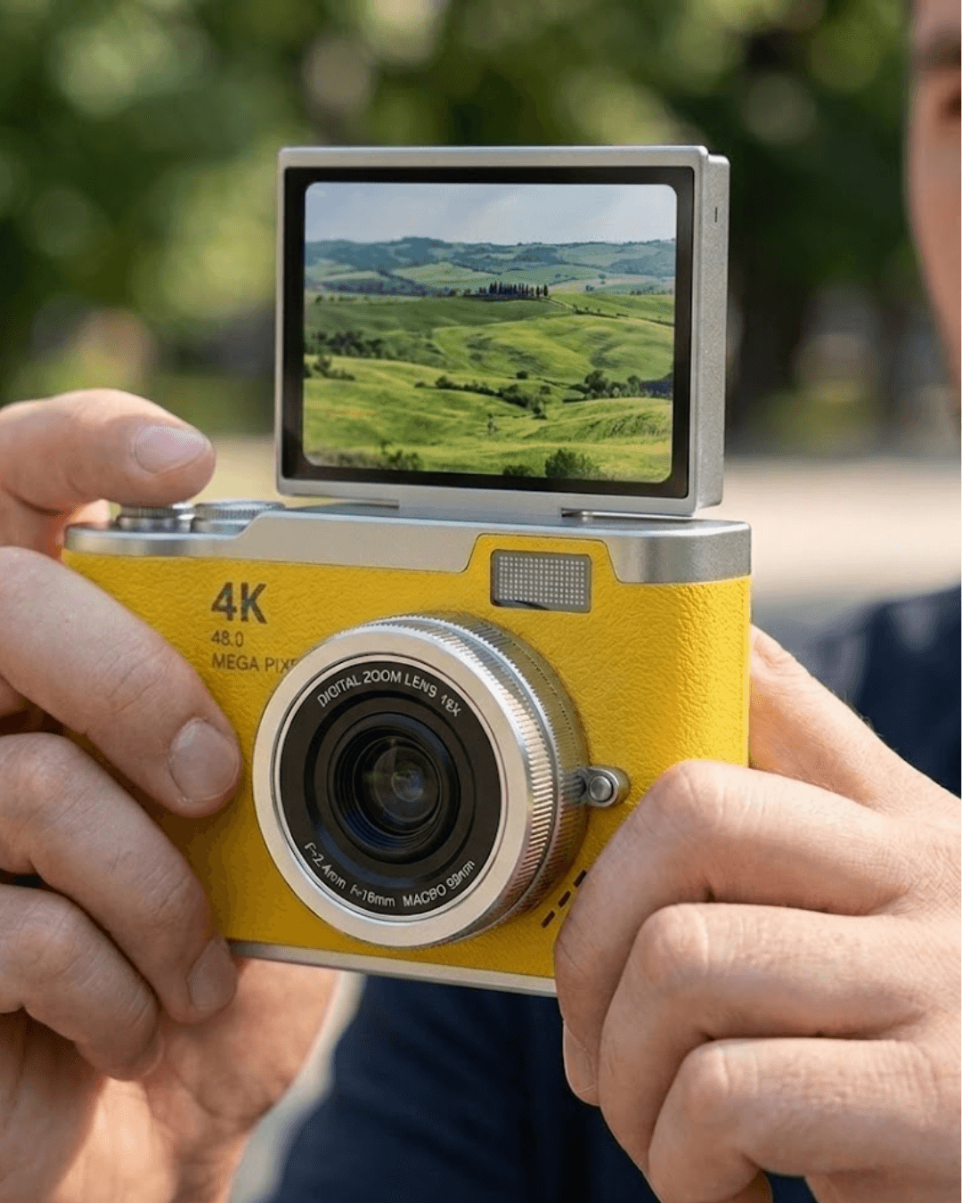 Yeni Nesil Dijital Kamera 48 MP 4K Video Flip Ekran Zoomlu Vlog Kamera