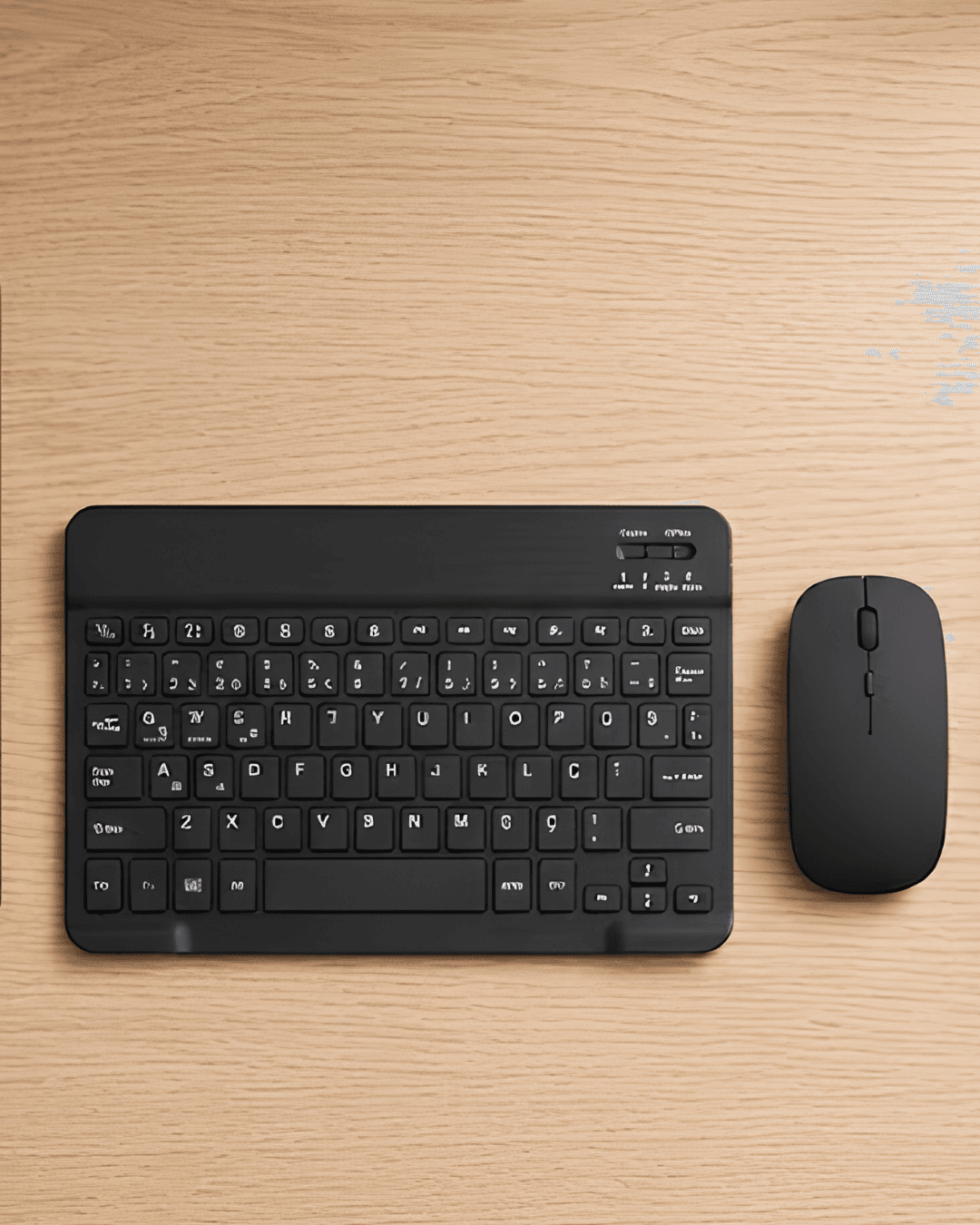 Sessiz Tuşlu Kablosuz Klavye Mouse Seti Çoklu Cihaz Uyumlu Ofis Seti