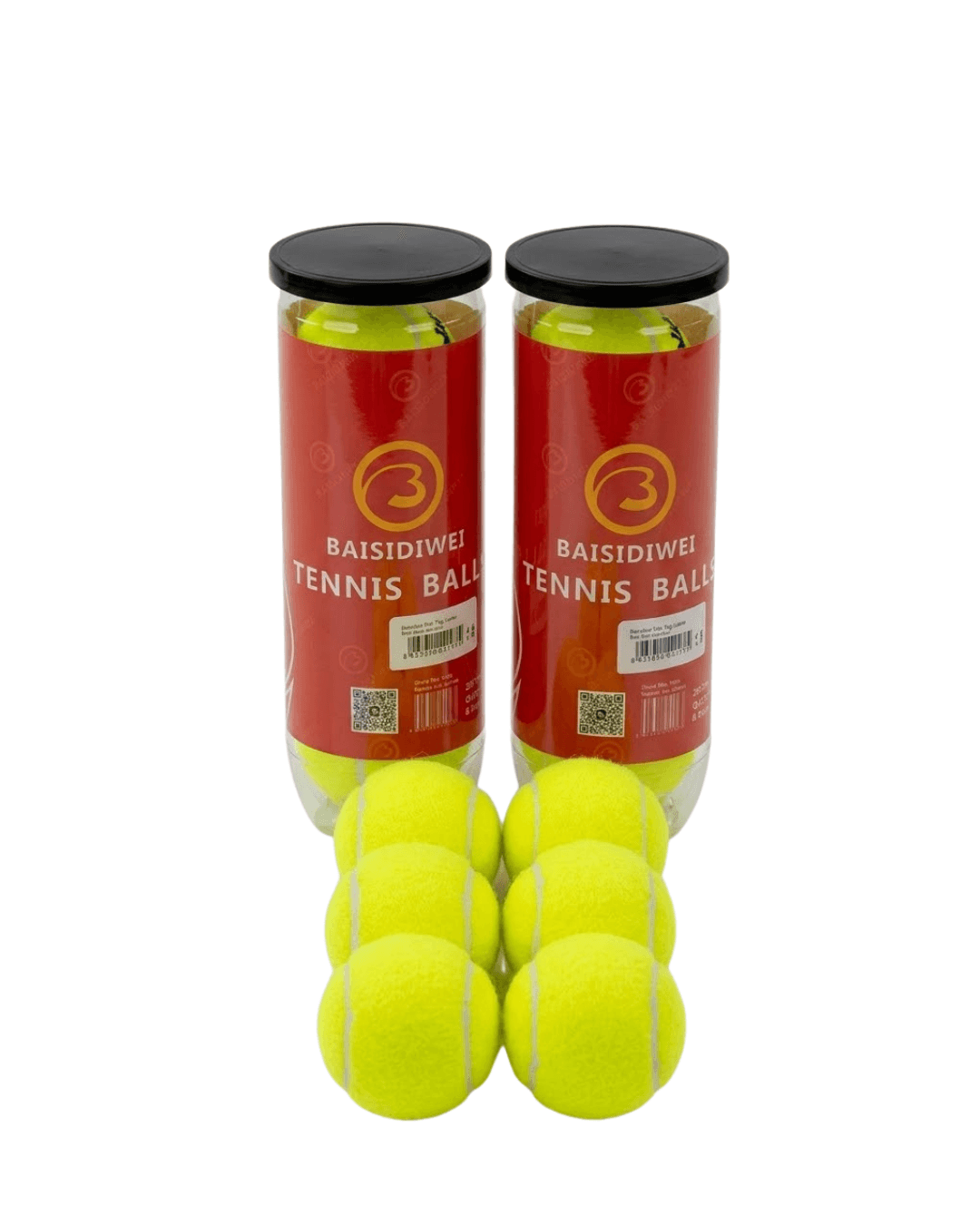 6'lı Tenis Topu Seti Dayanıklı ve Dengeli Performans Spor Eğlence