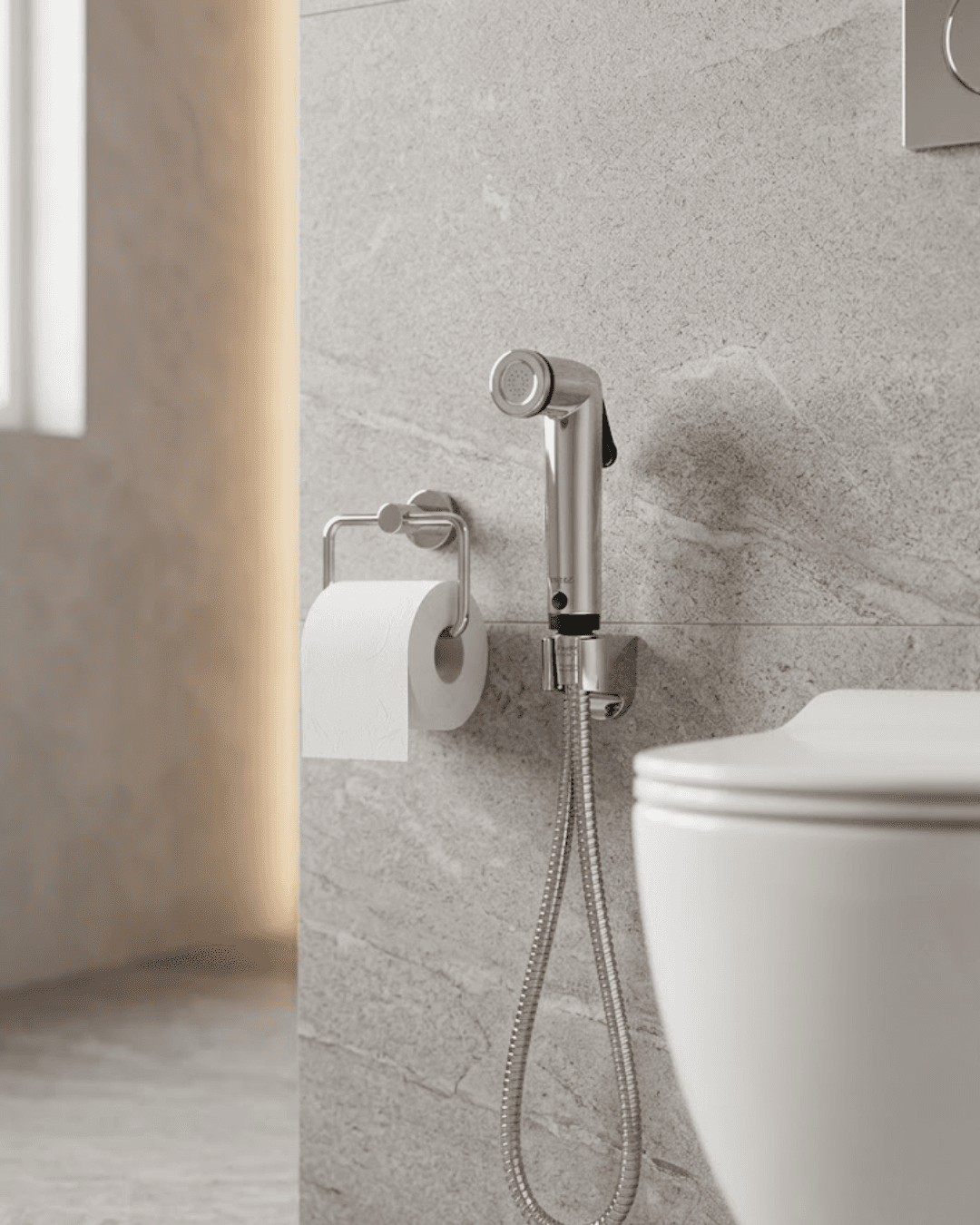Taharetmatik Hijyen Spreyi Seti Stop Fonksiyonlu Banyo Temizlik Ürünü
