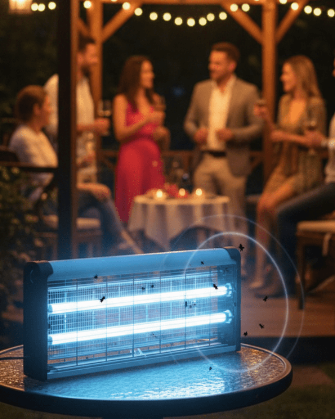 PS580 Sinek Kovucu UV Çekimli Elektrikli Haşere Öldürücü Sessiz Çalışan Böcek İlacı