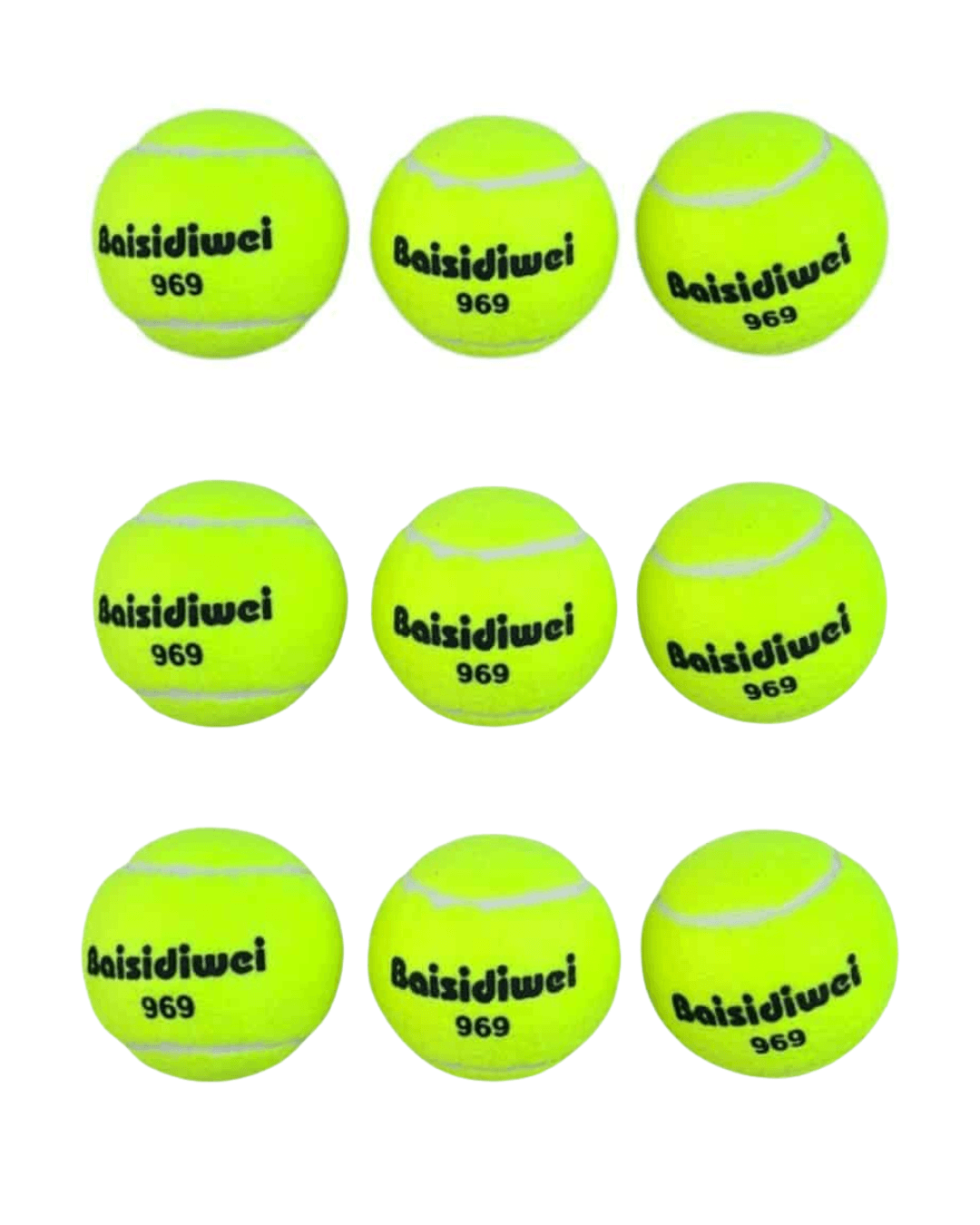 9'lu Tenis Topu Seti - Spor ve Eğlence İçin Kullanışlı Toplar 3