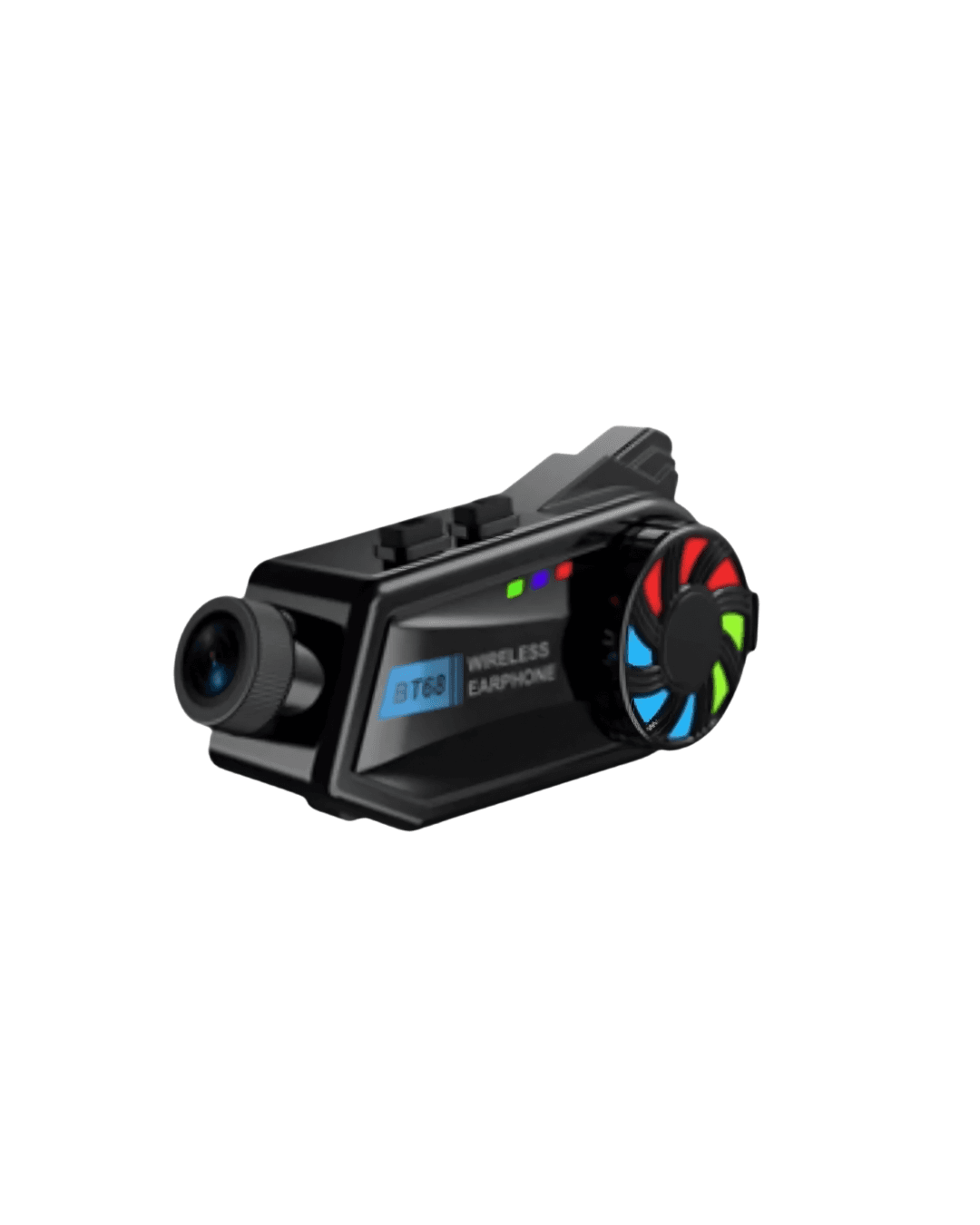 BT68 Kameralı İntercom Kask Kamerası 1080P Bluetooth 3000mAh Uzun Pil Ömrü 4