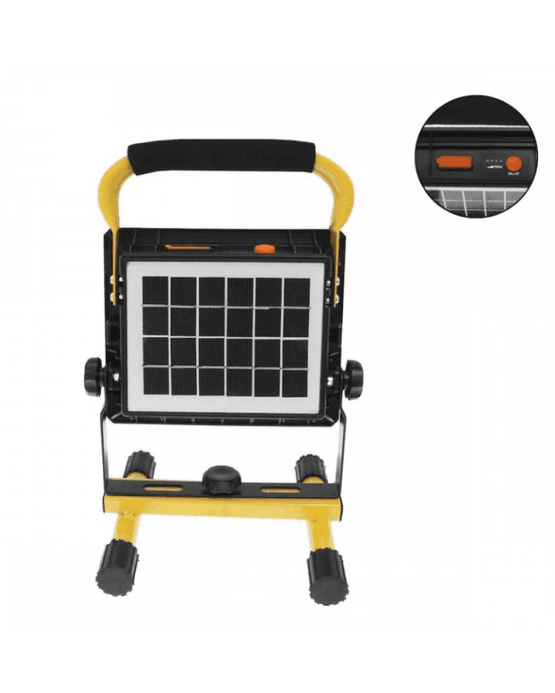 Taşınabilir Ayaklı Solar LED Çalışma Lambası 400 LED USB Şarjlı 4