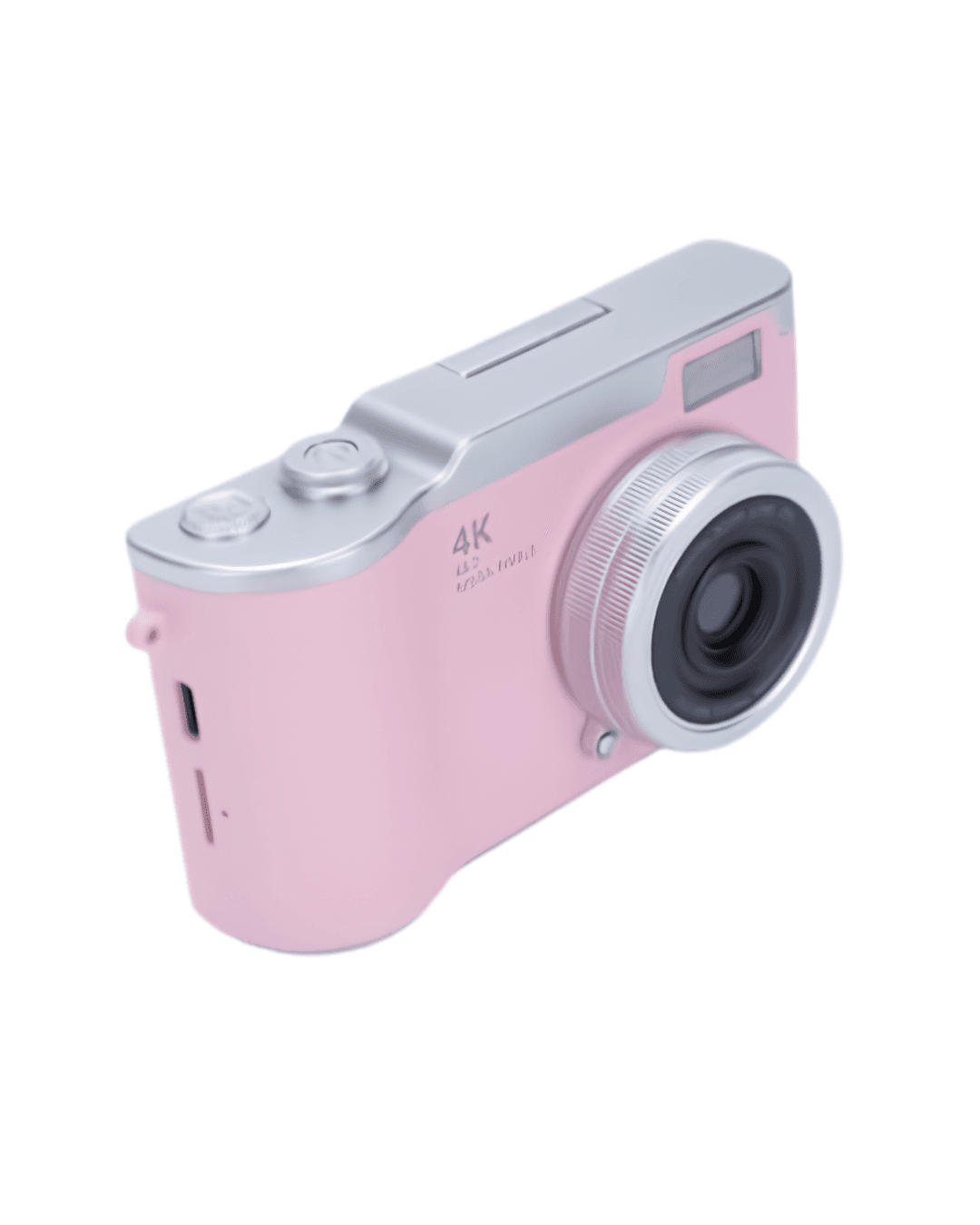 LK007 48 MP Dijital Fotoğraf Makinesi Pembe - 1080P Video Flip Ekran 4