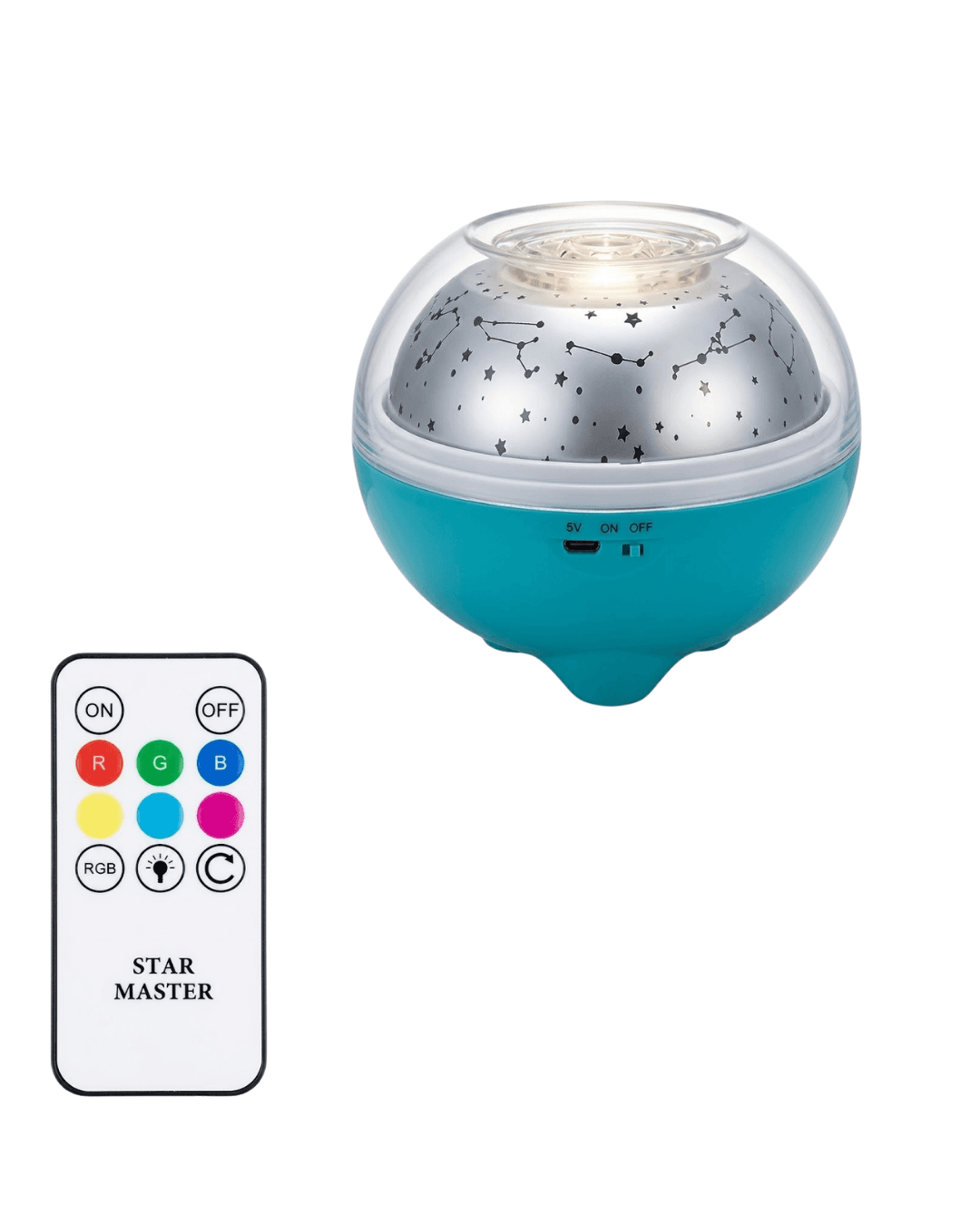 Dream Star Çok Fonksiyonlu Yıldız Projeksiyon Gece Lambası Bluetooth Hoparlörlü 5