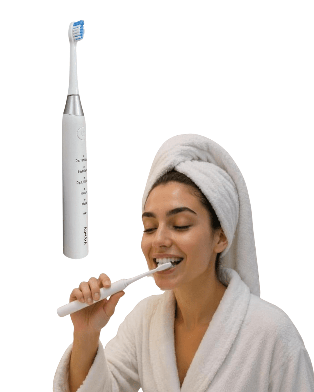 AMF13 Elektrikli Diş Fırçası Hassas Temizlik 5 Mod 500 mAh IPX7 4 Başlık 5
