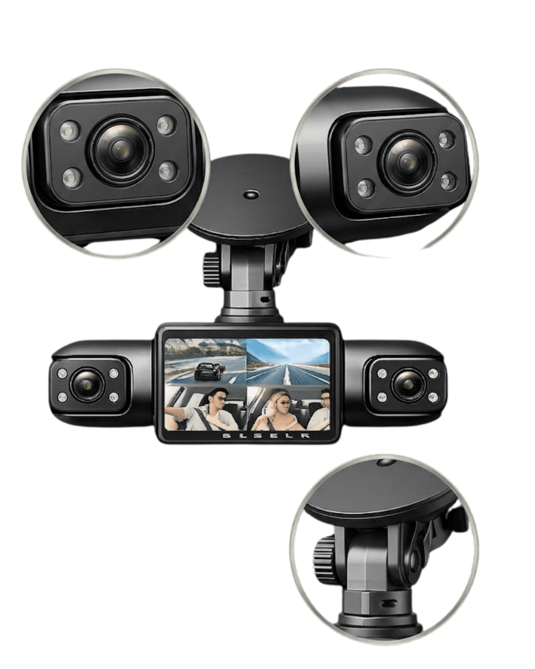 4İN1 M3 Araç Kamerası Full HD Geniş Açı Hareket Algılama Loop Recording 5