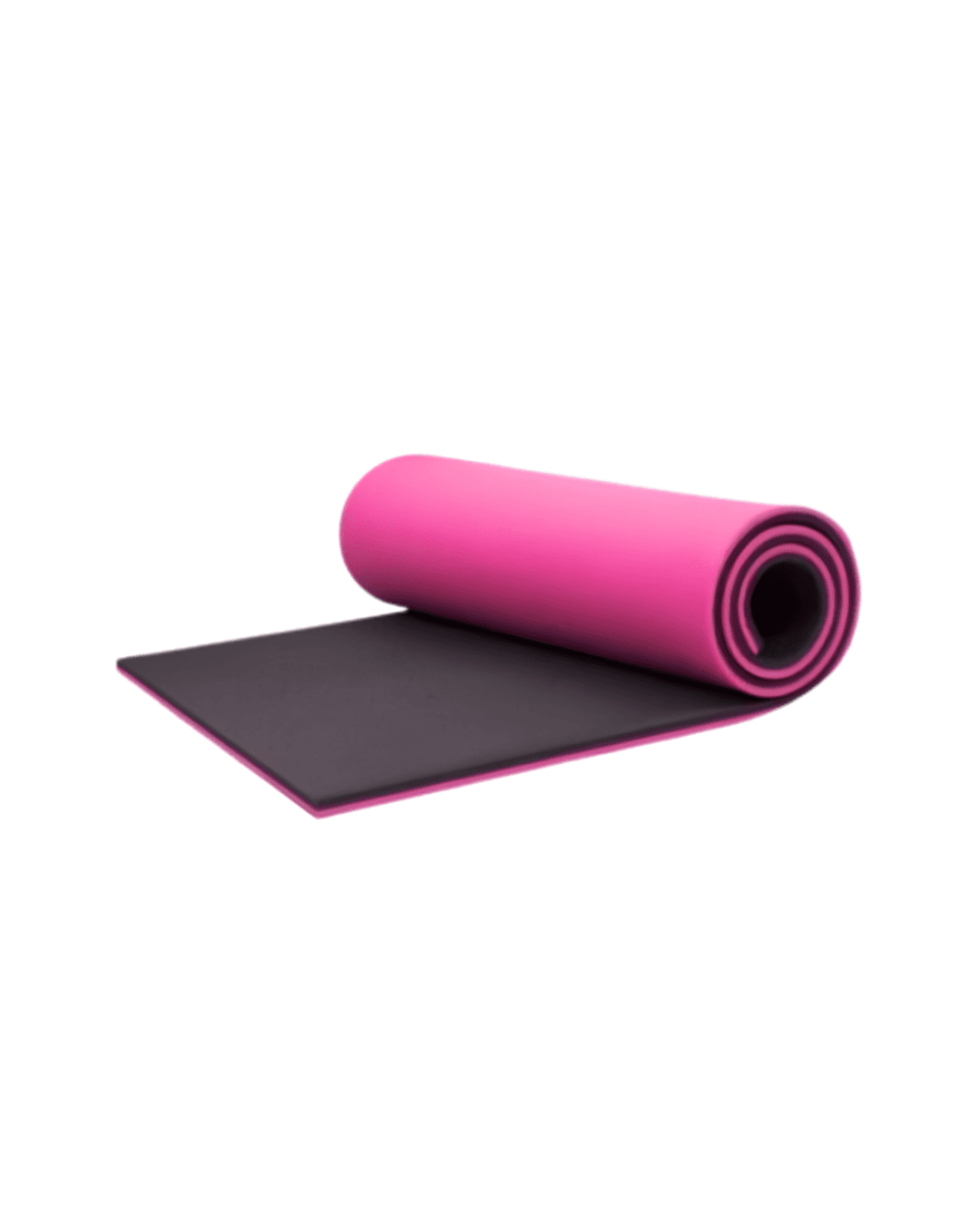 10 mm Yoga Matı Pembe Kaymaz Yüzey Çift Taraflı Kullanım EVA Fitness Minderi 5