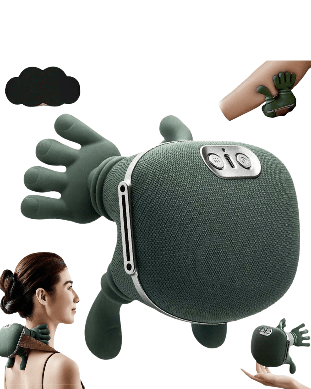 Boyun ve Omuz Masaj Cihazı 3D Yoğurma Derin Doku Rahatlatıcı Ergonomik 6