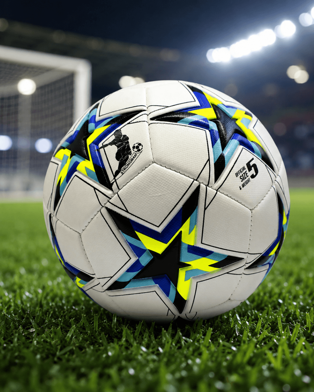 Çocuk ve Yetişkin Futbol Topu Güçlü Dış Yüzeyli Kaymaz Spor Topu
