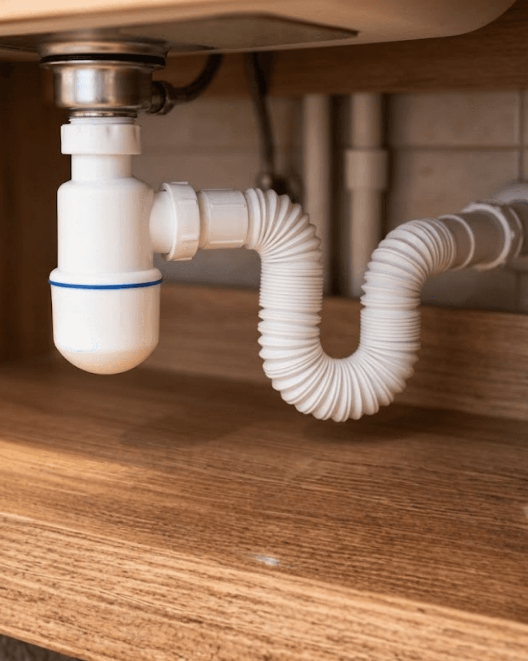 Lavabo Gider Sifonu Esnek Hortumlu Koku Önleyici Tıkanma Engelleyici Set