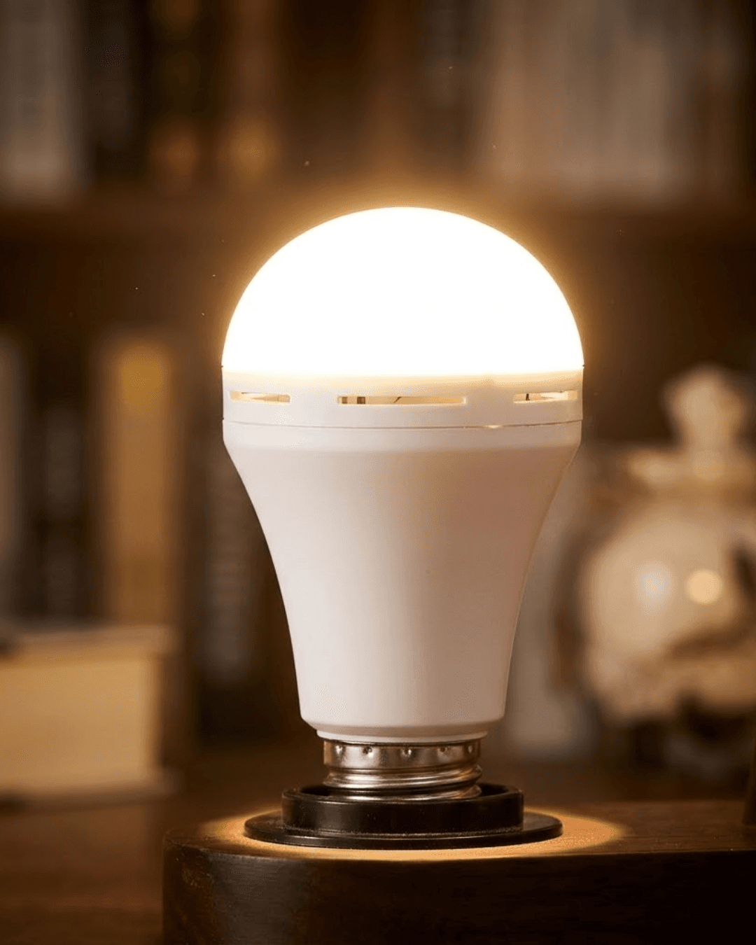 Şarj Edilebilir LED Ampul 35W Soğuk Beyaz 6500K Uzun Ömürlü Tasarruflu E27