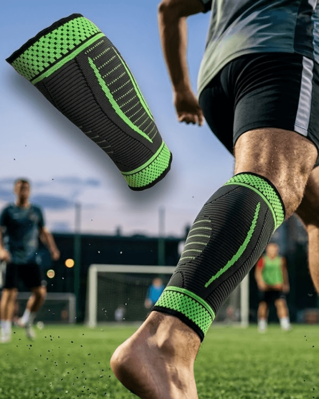 Baldır Destek Aparatı 2 Adet Kompresyonlu Rahat Kullanım Güçlü Destek Spor Günlük