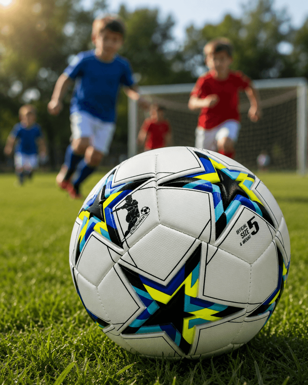 Dayanıklı Futbol Topu Kaymaz Yüzey Antrenman ve Günlük Oyun İçin