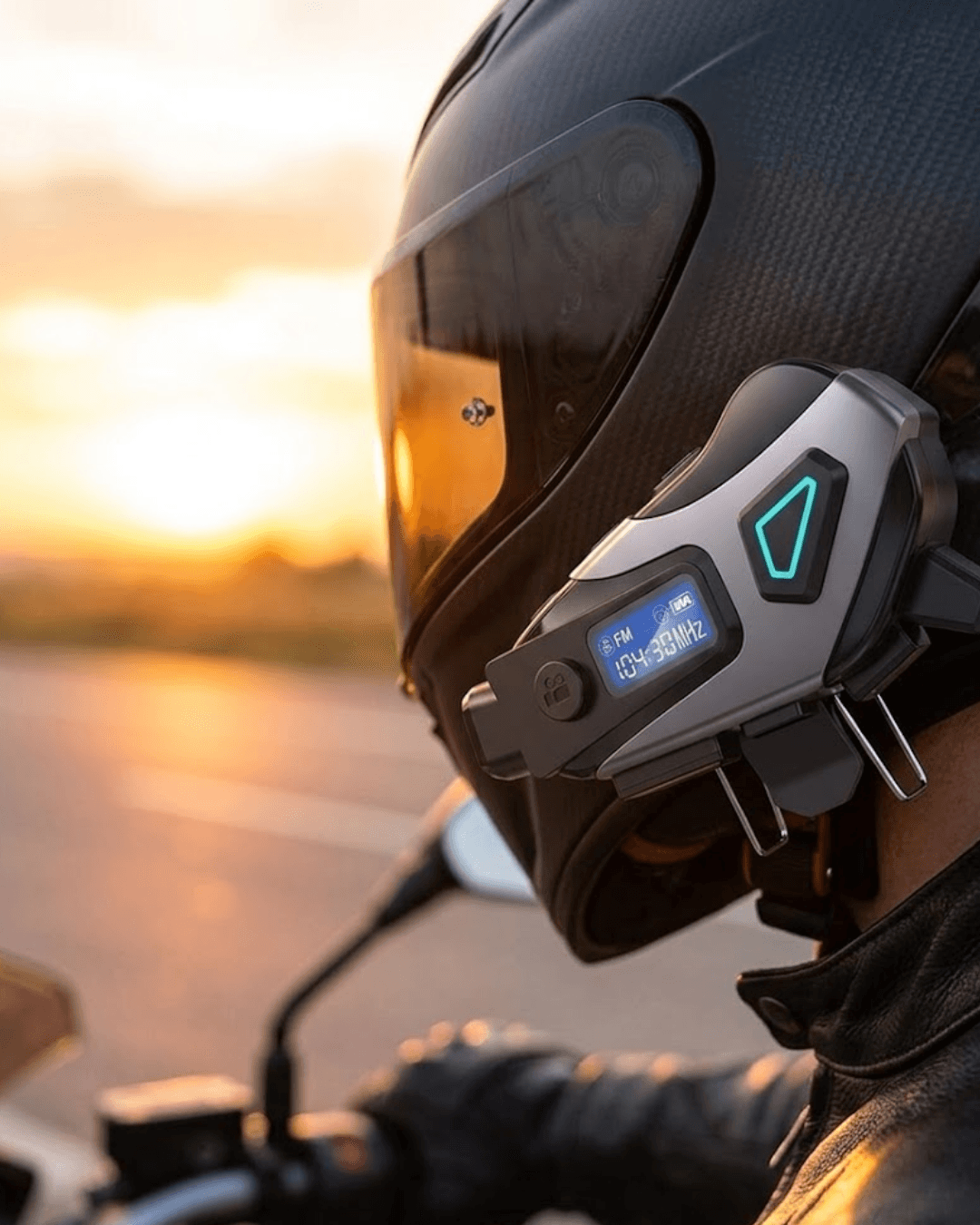 K10 Kameralı İntercom Bluetooth 5.3 Motosiklet Kask Kulaklığı IPX8 Su Geçirmez