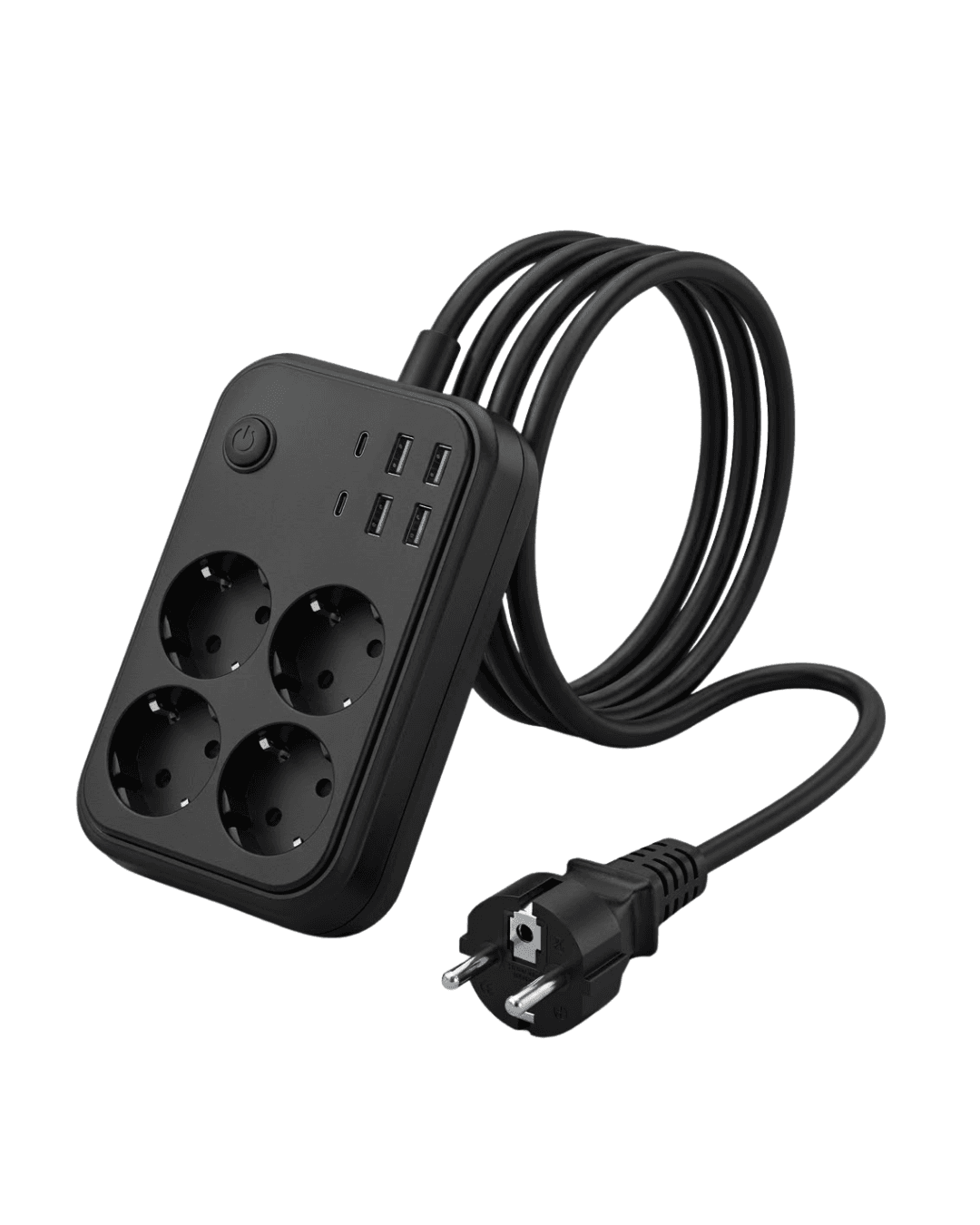 Çoklu Akım Korumalı Priz 3441 - 4 Priz 4 USB 2 Type-C Hızlı Şarj 3