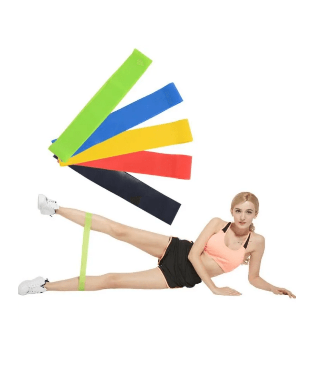 BSY110 Egzersiz Lastiği Direnç Bandı Yoga Pilates Fitness 3