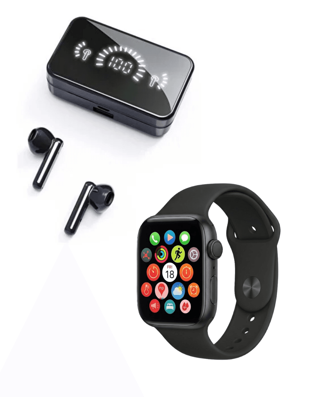 Akıllı Saat ve Bluetooth Kulaklık Seti RS12 S20 Spor Sağlık Takibi 3