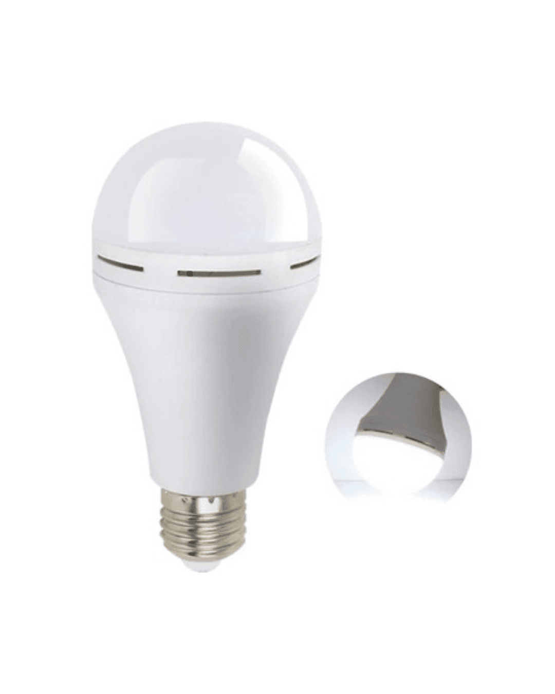 Elektrik Kesintisinde Yanan Şarjlı LED Ampul E27 6500K Güçlü Işık 35W 3