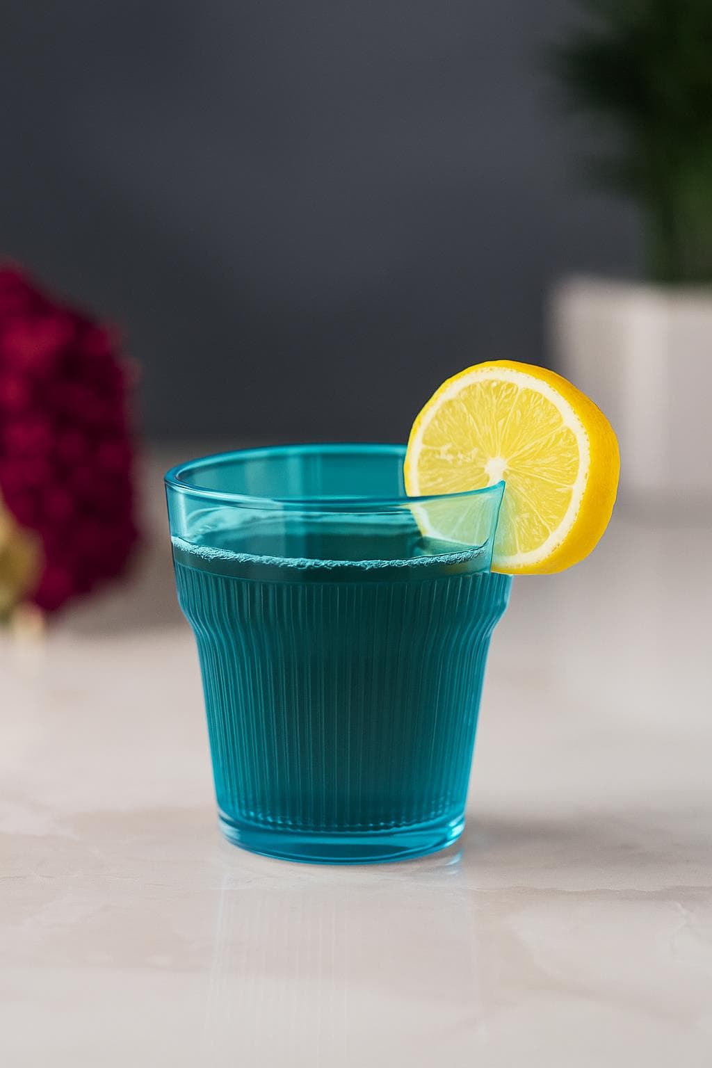 Akrilik Aquamarin Kısa Bardak 300 ml | Su, Meşrubat ve Kahve Yanı Bardağı
