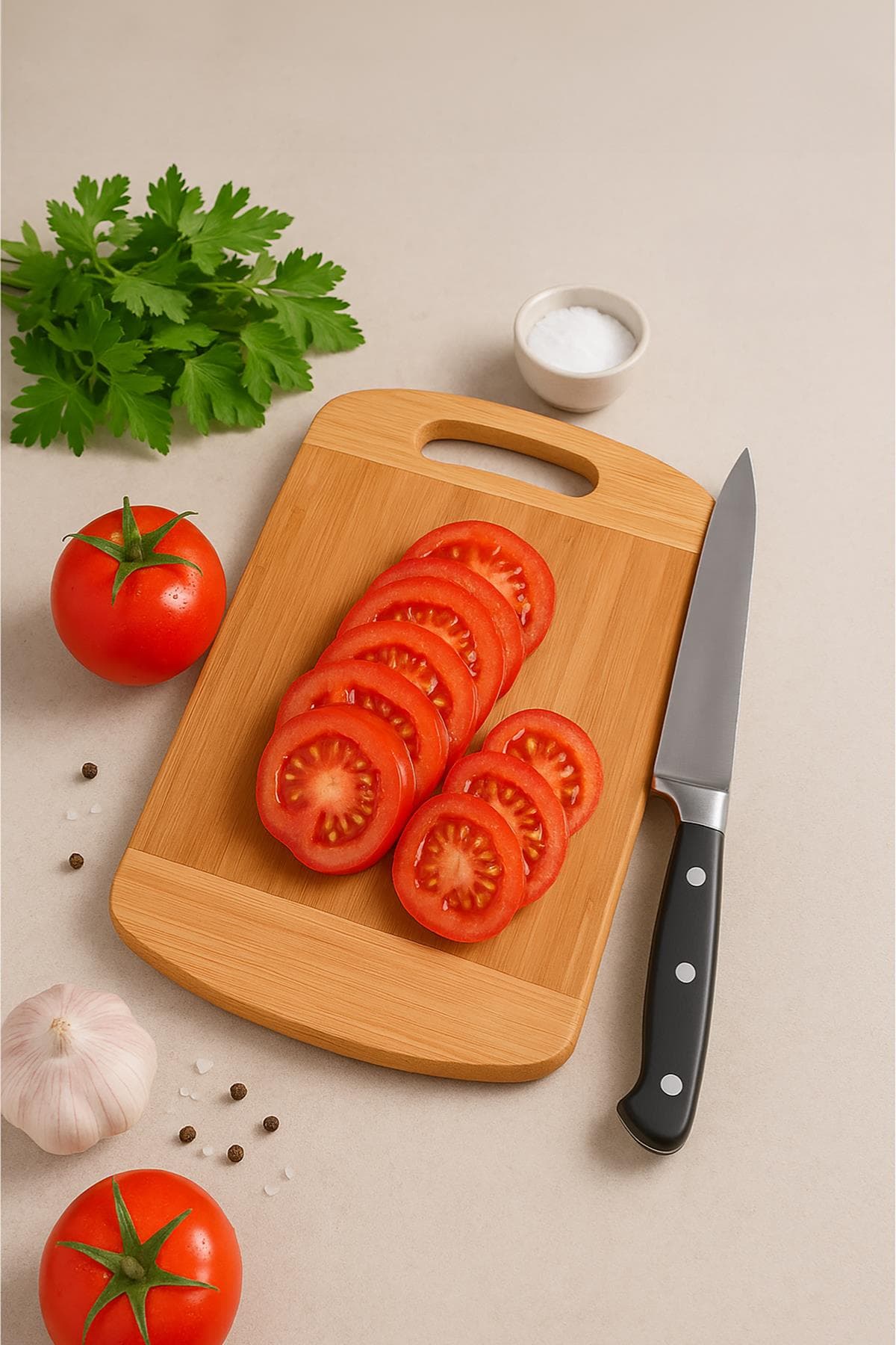 Bambu Kesme Tahtası Küçük Boy 22×32 cm