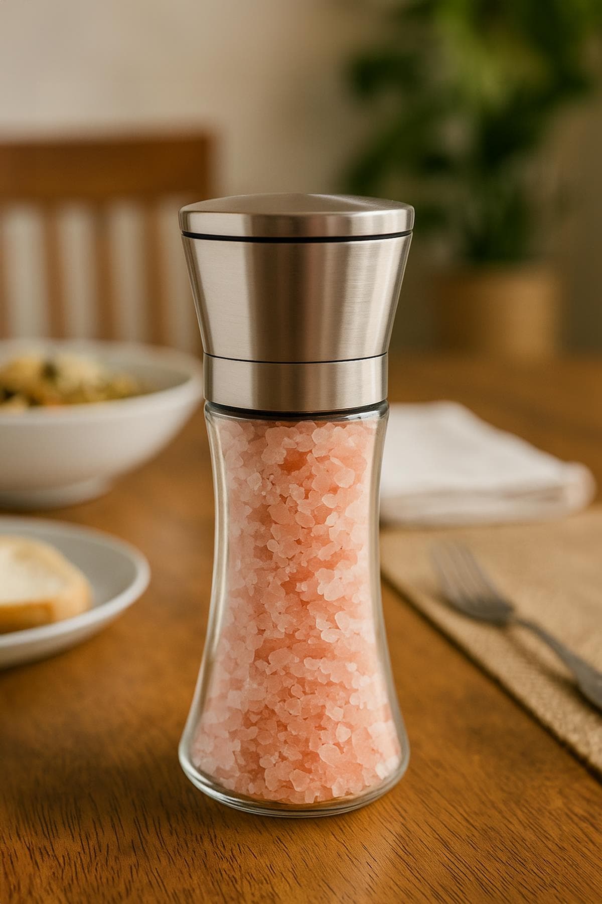 Cam Metal Kapaklı Baharat Öğütücü 250 ml