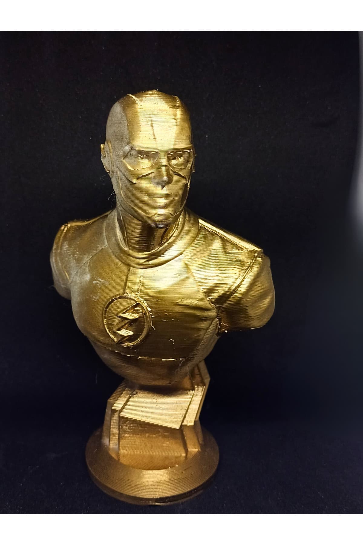 Premium The Flash Büst Figürü - DC Comics Gold Seri Koleksiyonluk Heykel Dekor