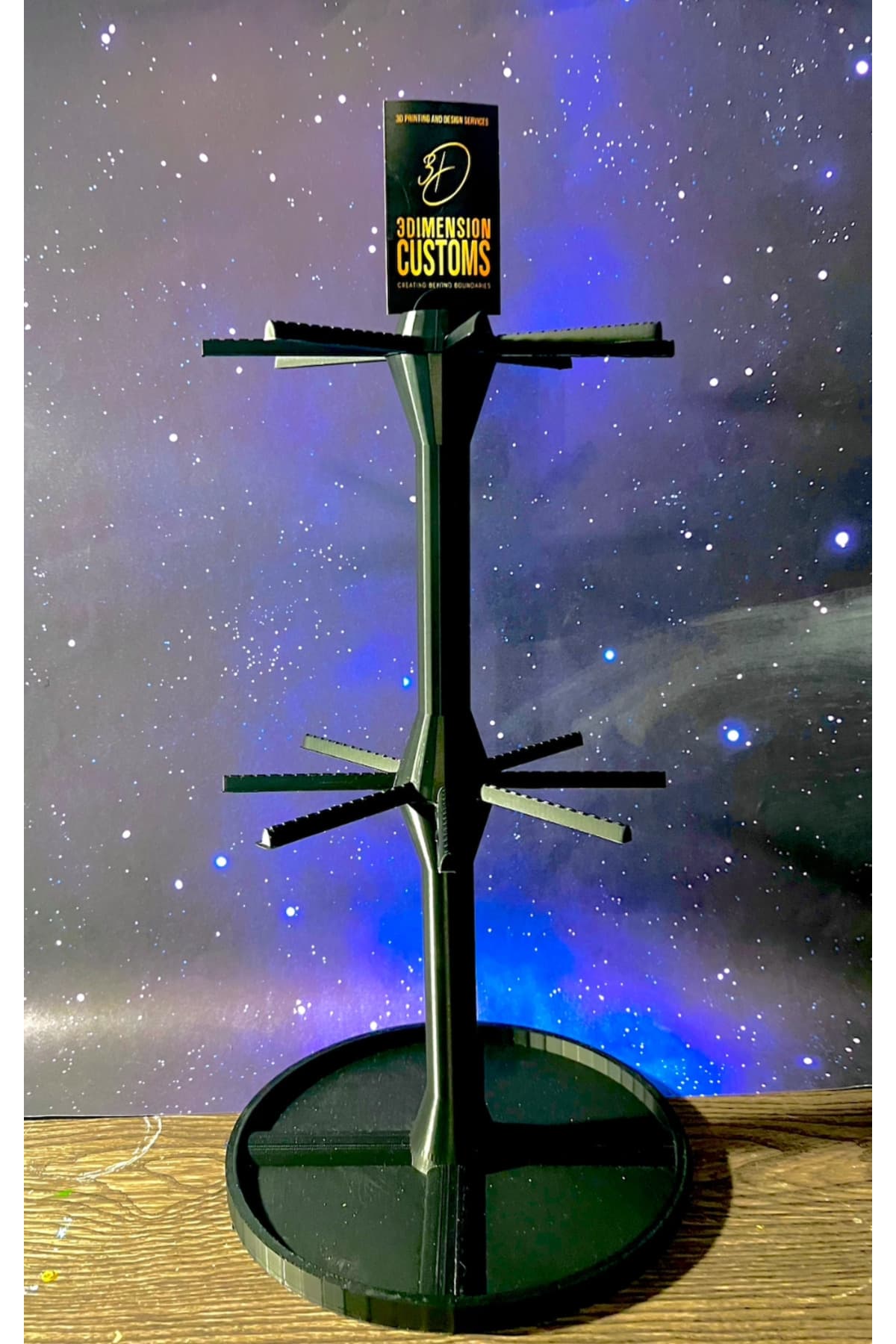 Dönen Anahtarlık Standı - Takı Standı - Rulman'lı Dönen Stand