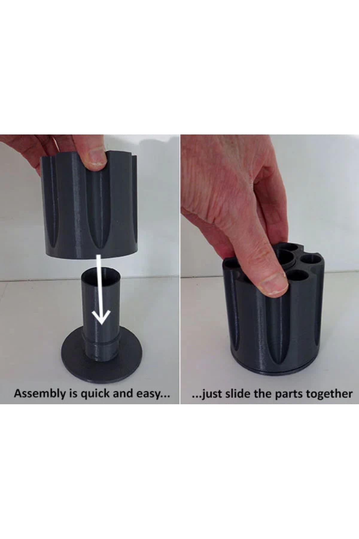 Premium Duvara Monte Diş Fırçalığı ve Macun Tutucu - Banyo Organizer Seti