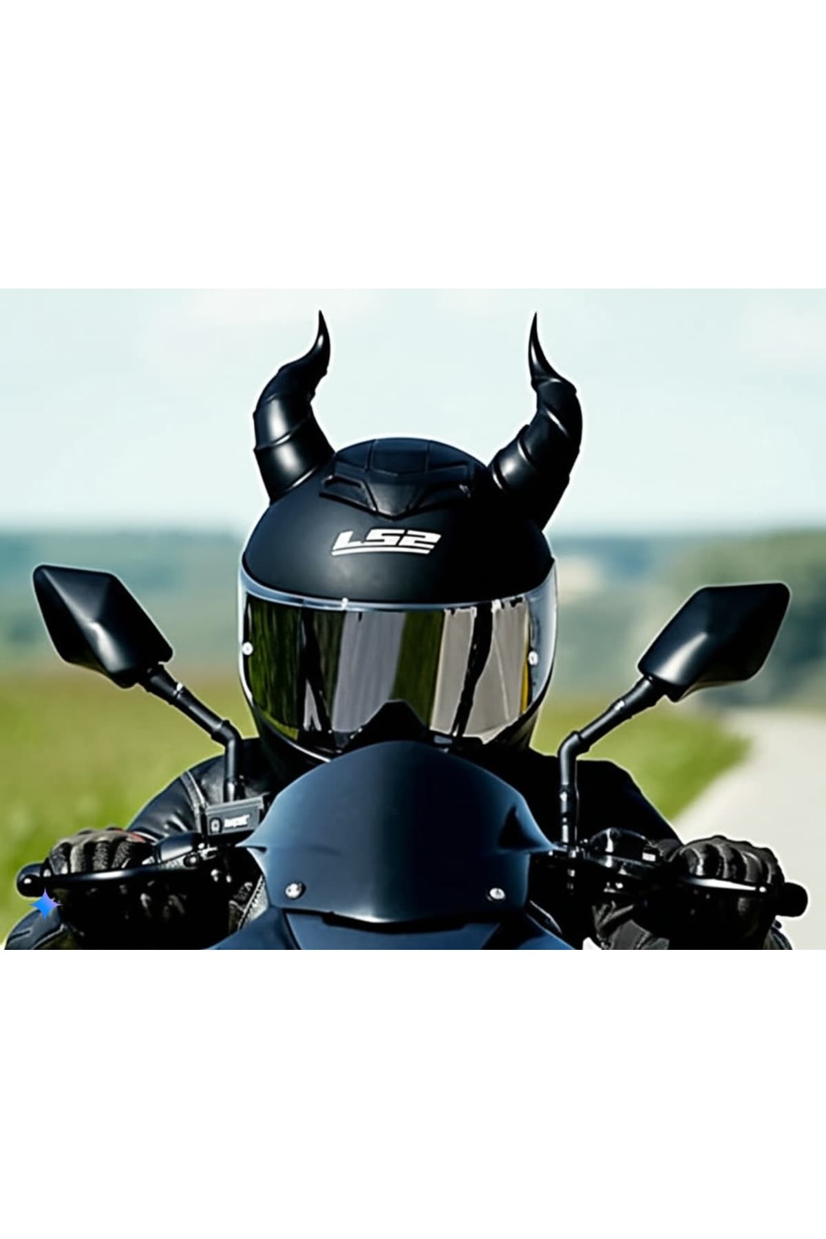 Premium Motor Kaskı Boynuzu - Çarpıcı Tarz, Kolay Montaj Motosiklet Aksesuarı