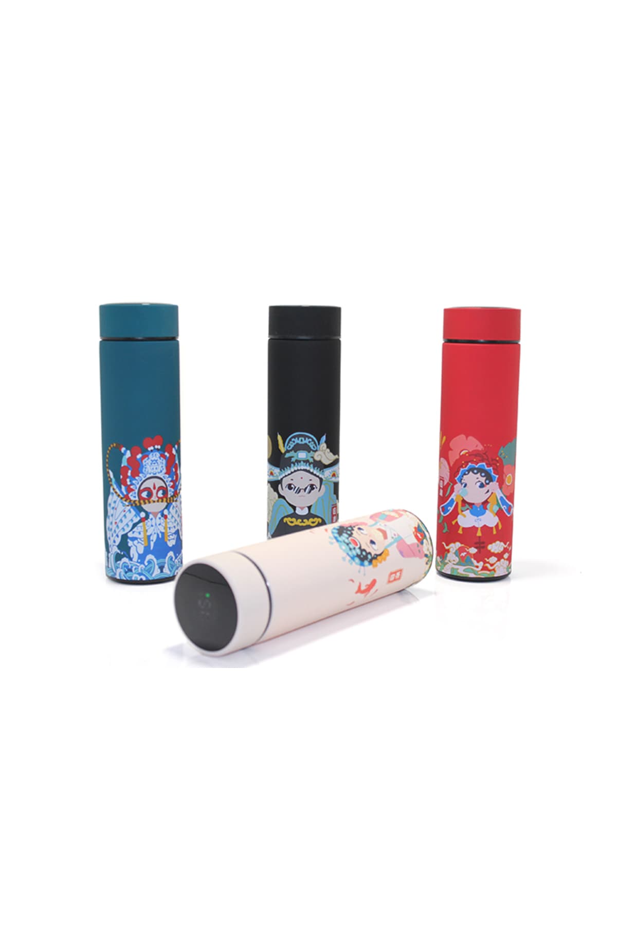 Premium Dijital Sıcaklık Göstergeli Paslanmaz Çelik Termos - 500ml Sıcak Soğuk Matara