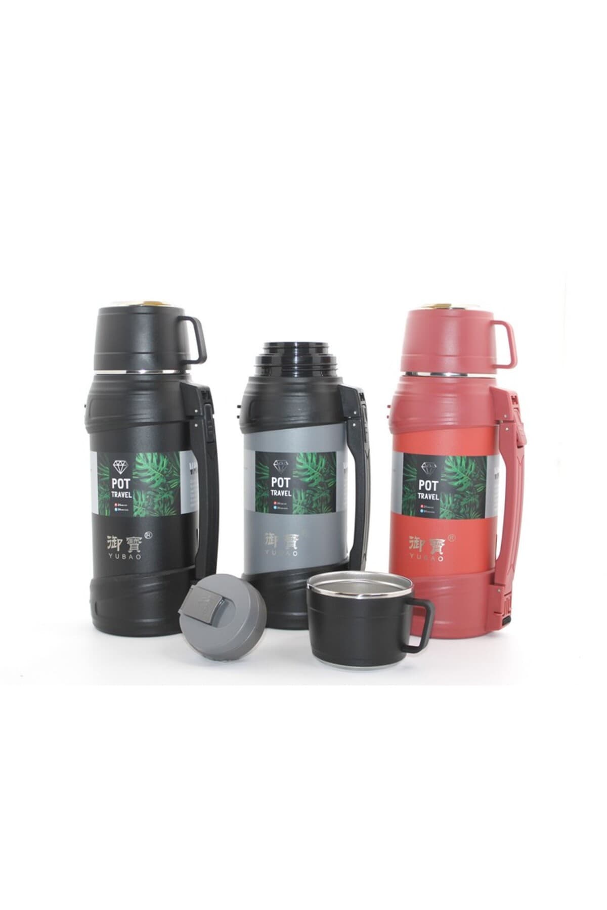 Premium Paslanmaz Çelik Termos 1.6 Lt - Çift Katmanlı Sıcak Soğuk Koruma Ev Ofis Seyahat