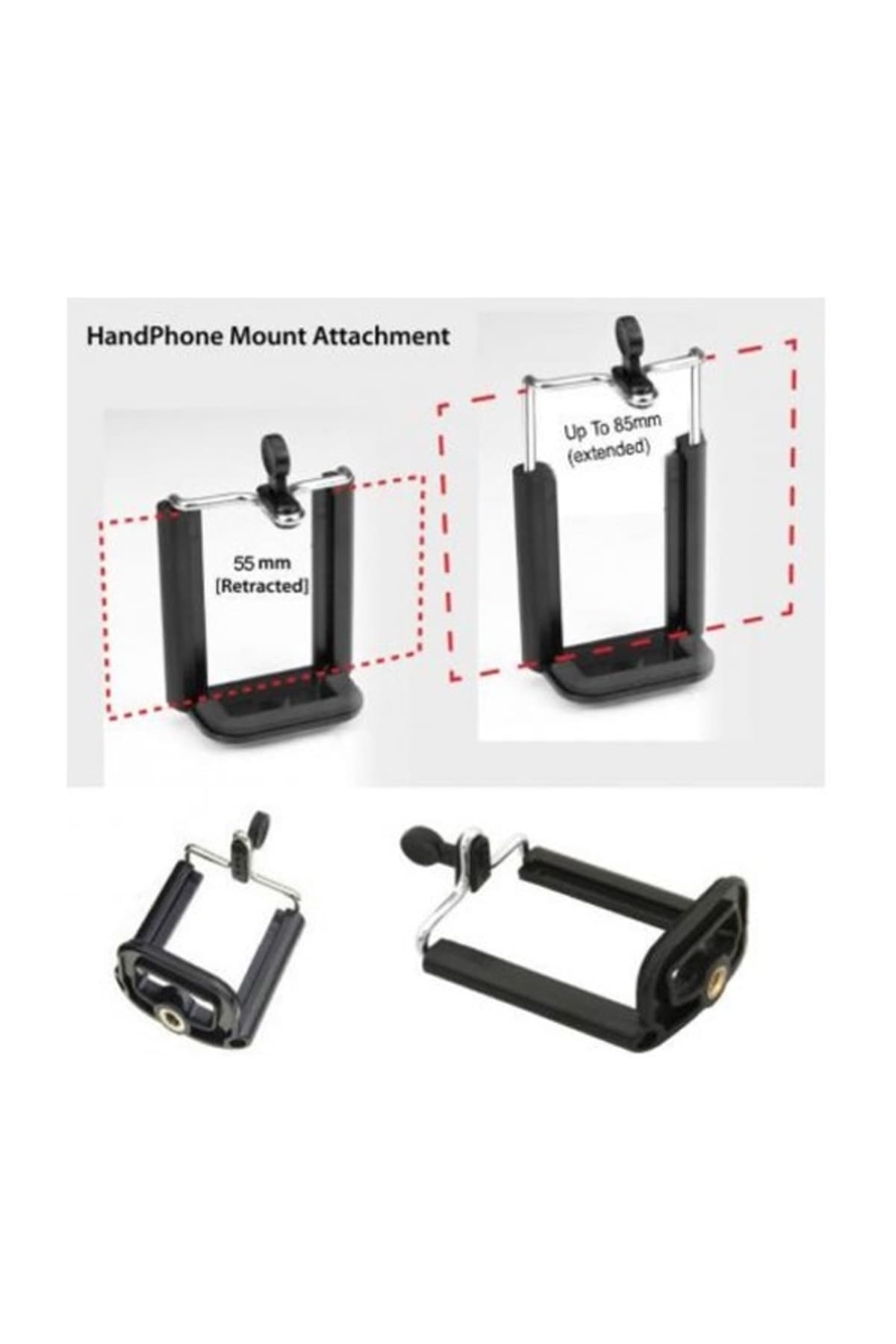 Evrensel Cep Telefonu Tripod Adaptörü - Profesyonel Fotoğraf ve Video Sabitleyici