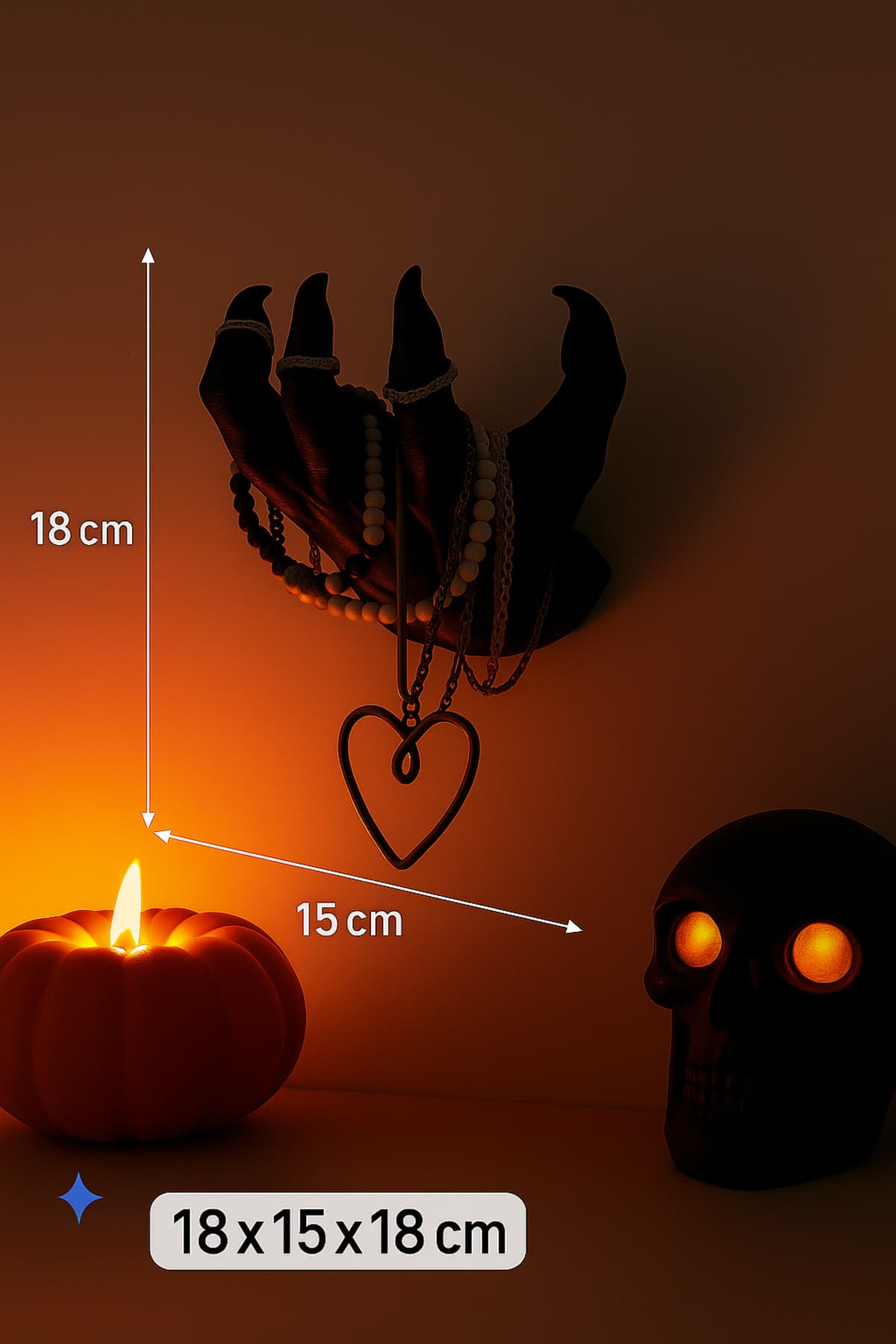 Cadılar Bayramı 3d Korkunç Eller Duvar Dekoru Gerçekçi Atmosfer Yaratır