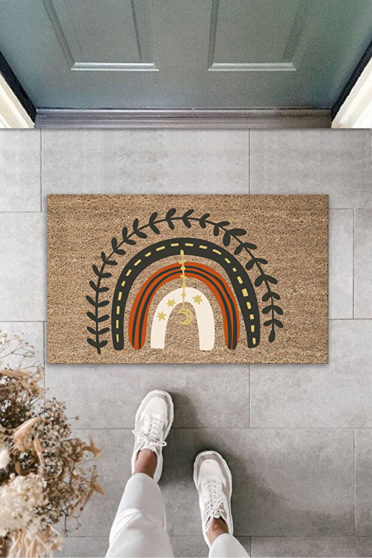 Desenli Dış ve İç Kapı Önü Paspası 70x45