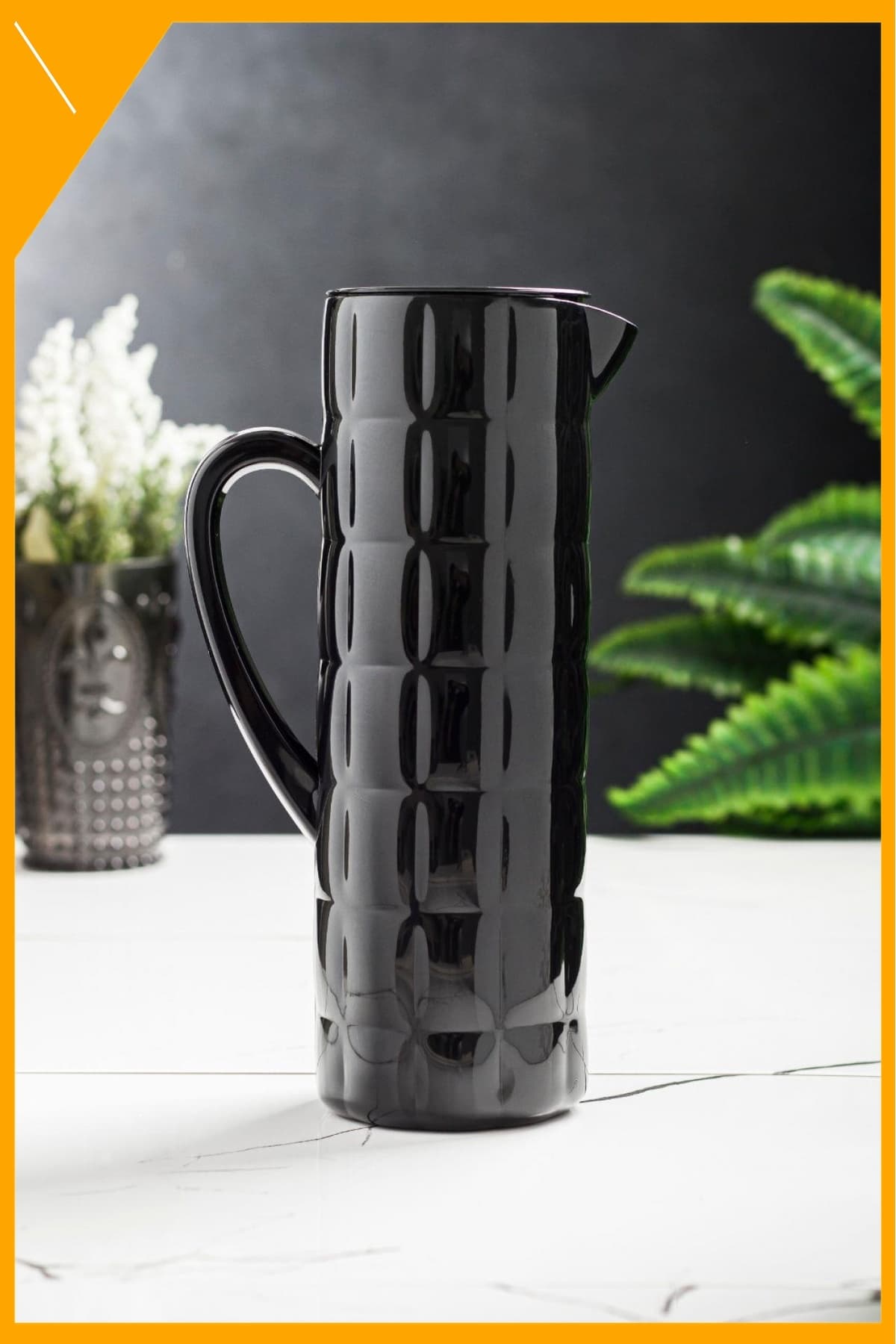 Allegra 1.5Lt Siyah Akrilik Sürahi